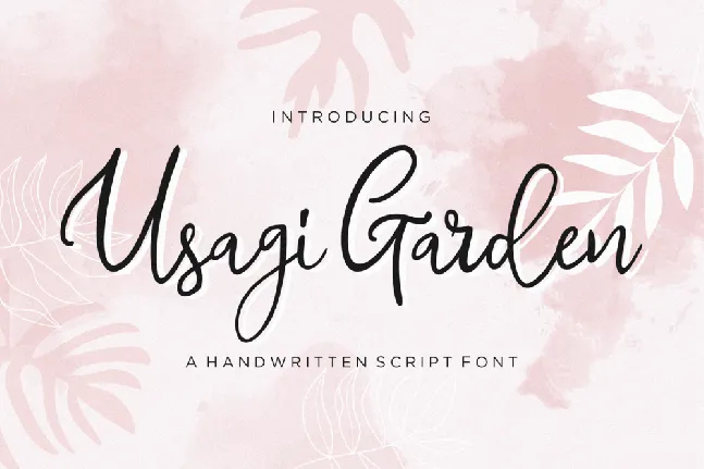 Usagi Garden font