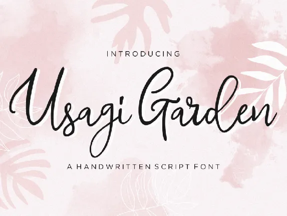 Usagi Garden font