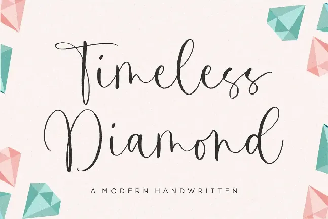 Timeless Diamond font