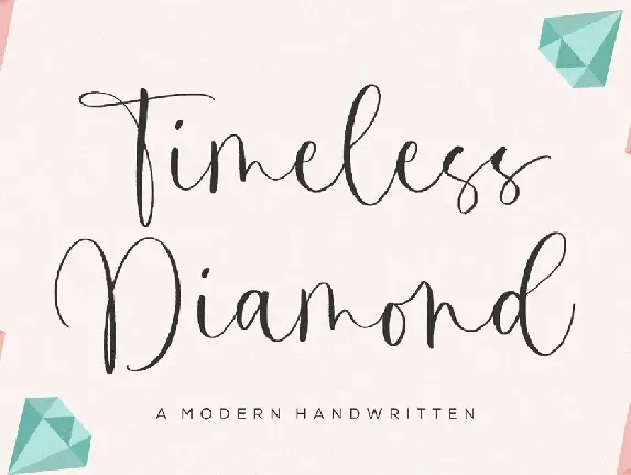 Timeless Diamond font