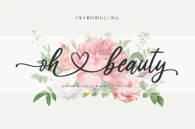 Oh Beauty font