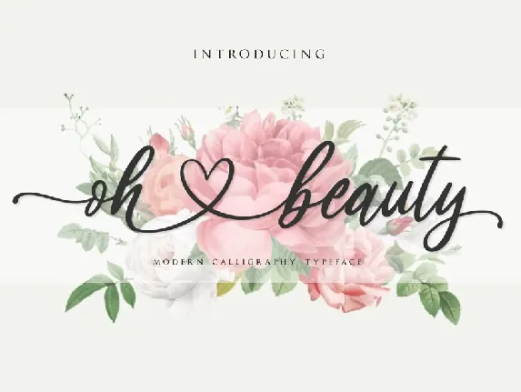 Oh Beauty font