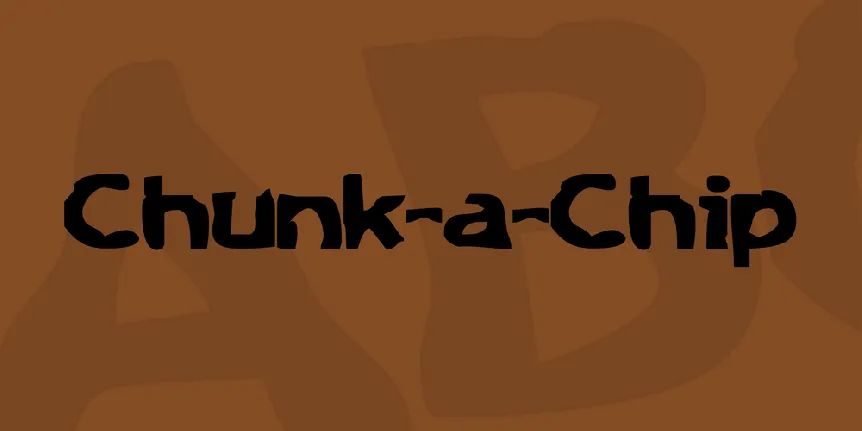 Chunk-a-Chip font