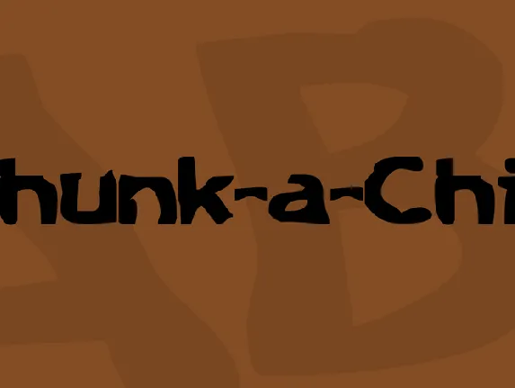 Chunk-a-Chip font