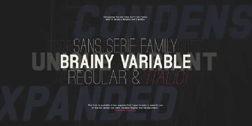 Brainy Family font