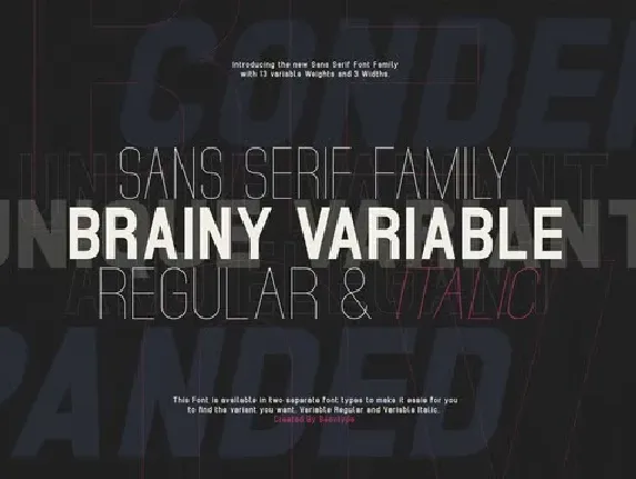 Brainy Family font