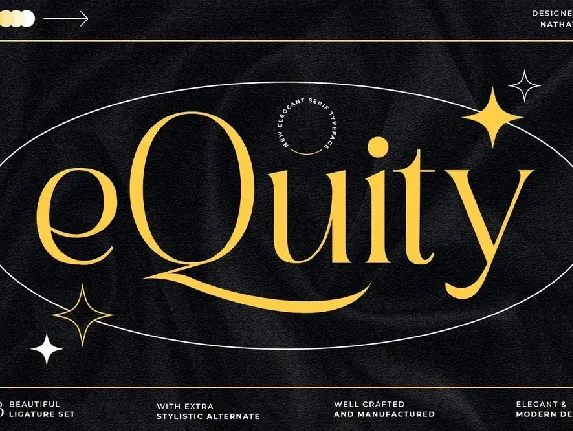 e Quity font