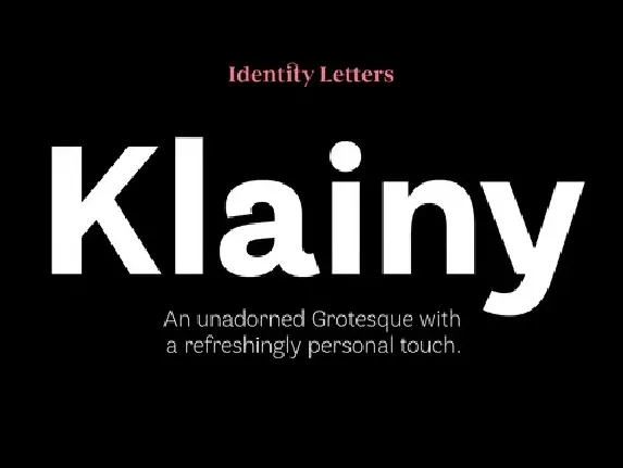 Klainy Family font