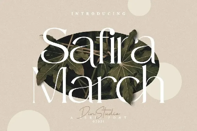 Safira March Serif font