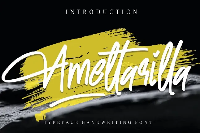 Amettarilla Handwritten font