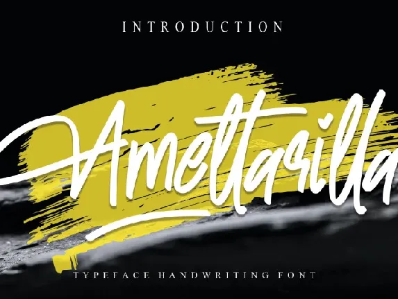 Amettarilla Handwritten font