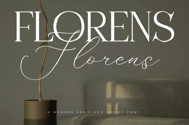 Florens Duo font