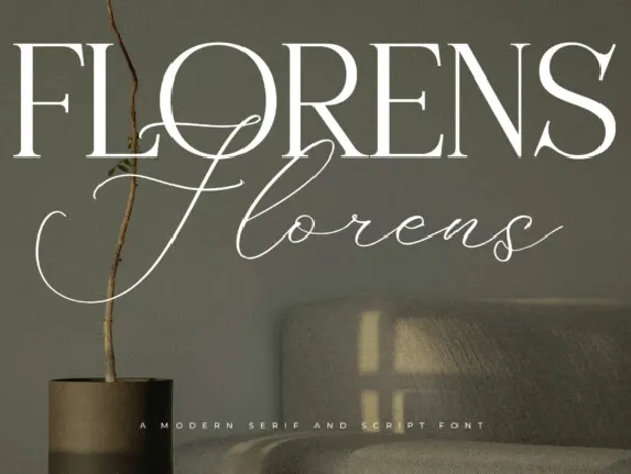 Florens Duo font