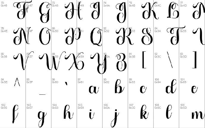 Onetha font