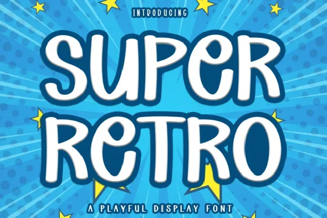 Super Retro Script font