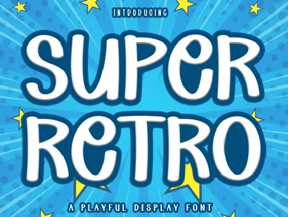 Super Retro Script font