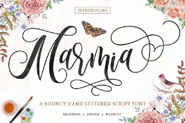 Marmia Calligraphy Free font