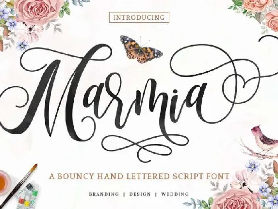 Marmia Calligraphy Free font