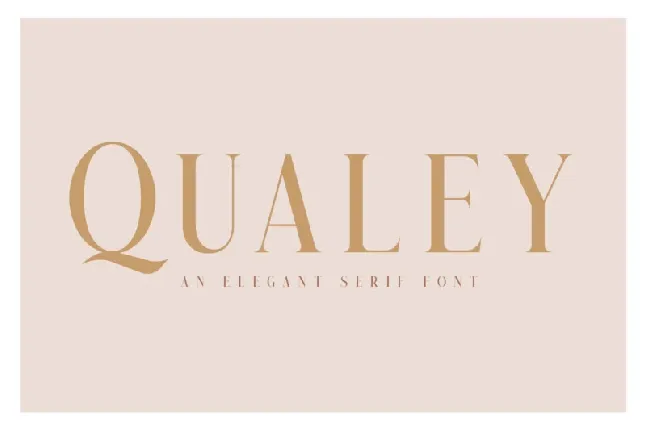 Qualey font