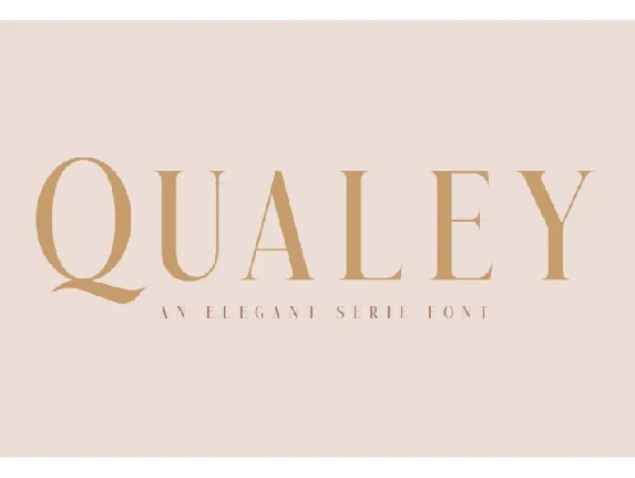 Qualey font