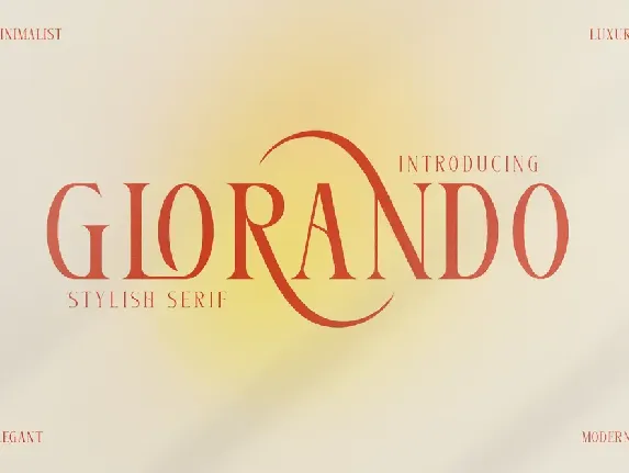 Glorando font