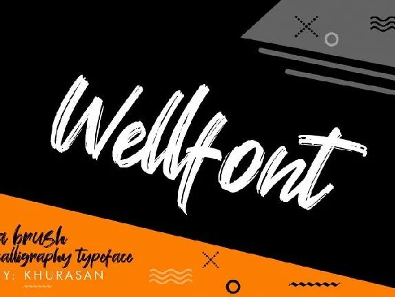 Wellfont Brush