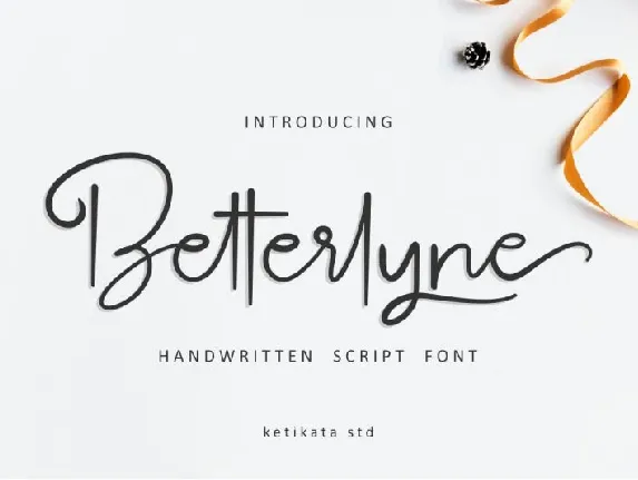 Betterlyne Script font