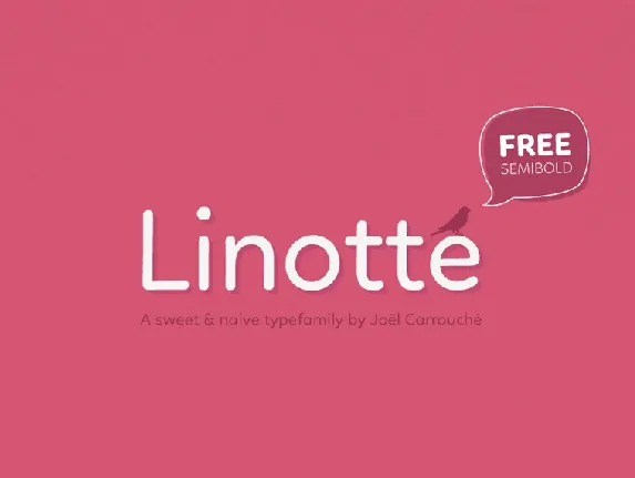 Linotte SemiBold font