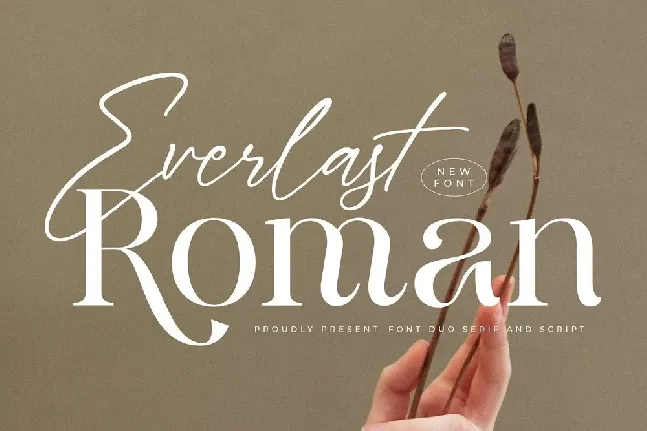 Everlast Roman font