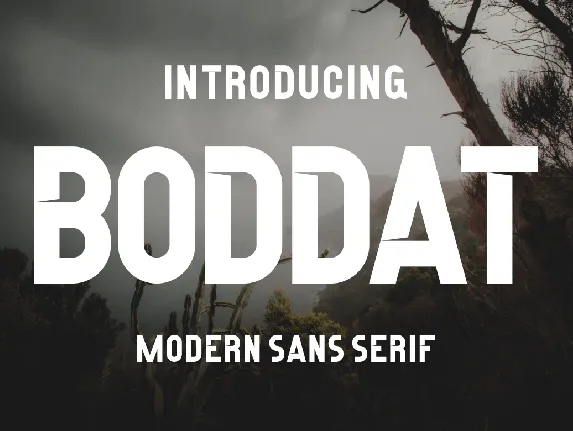 Boddat font