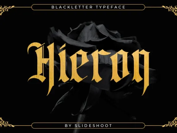 Hieron font