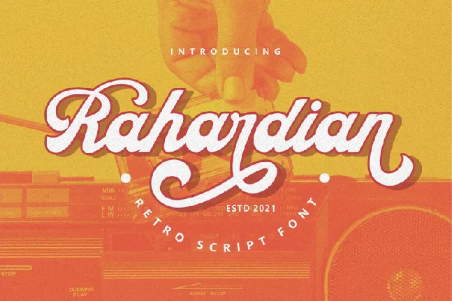 Rahardian font