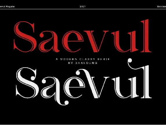 Saevul font