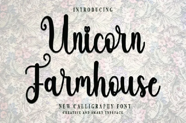 Unicorn Farmhouse font