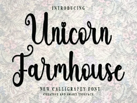 Unicorn Farmhouse font