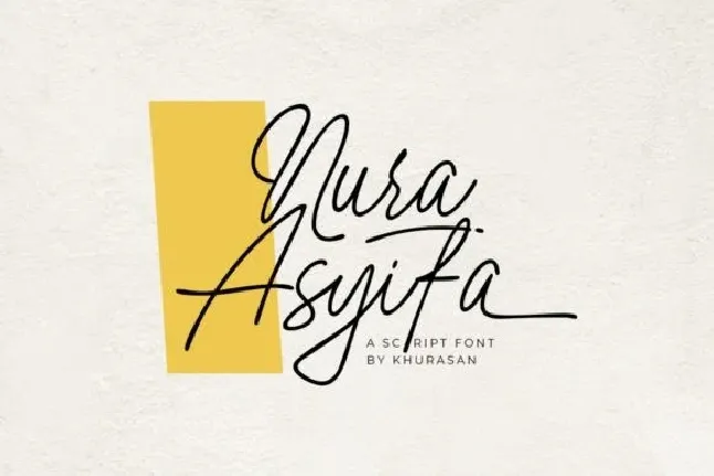 Nura Asyifa font