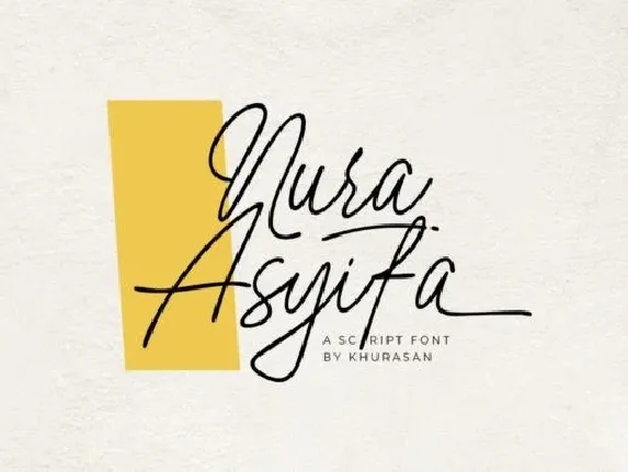 Nura Asyifa font