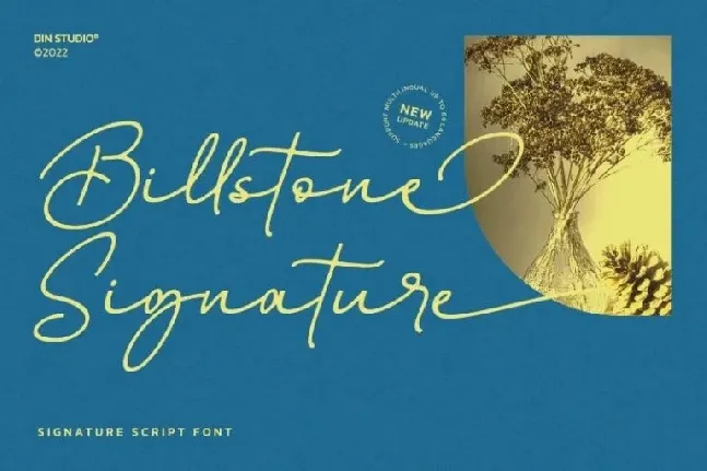 Billstone Signature font