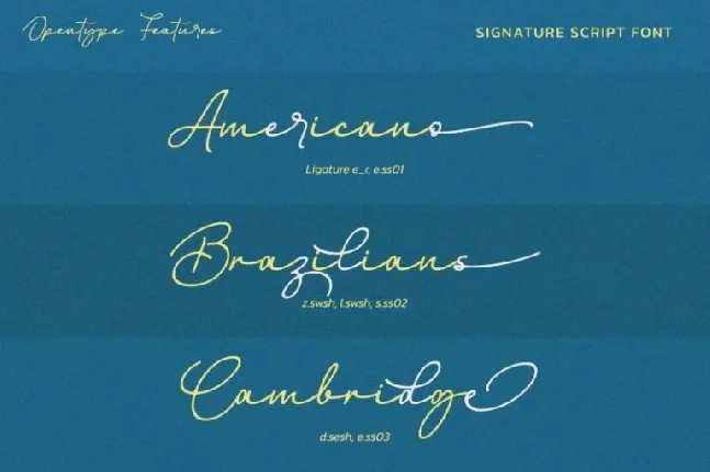 Billstone Signature font