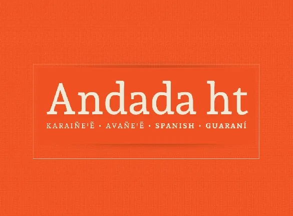 Andada Family font