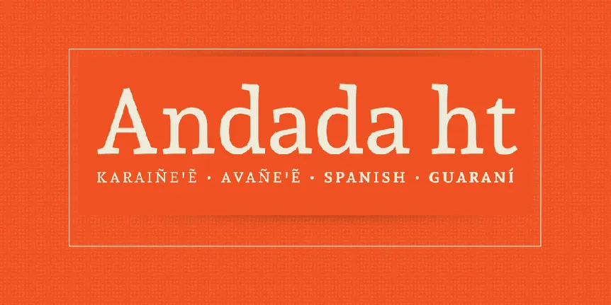 Andada Family font