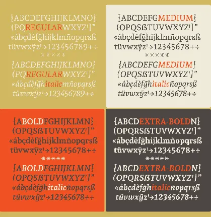 Andada Family font