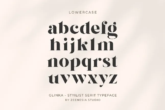 Glinka font