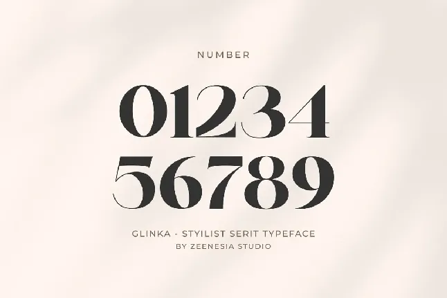 Glinka font