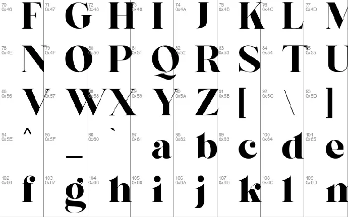 Glinka font