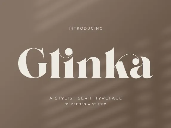 Glinka font