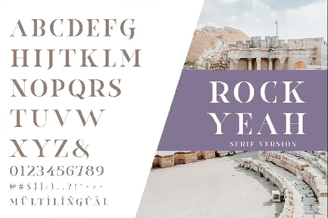 Rockyeah 3 Style font