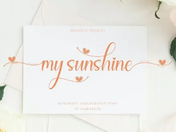 My Sunshine font