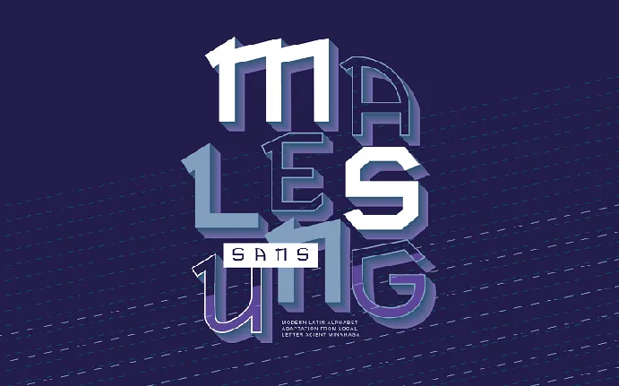 Malesung Sans font