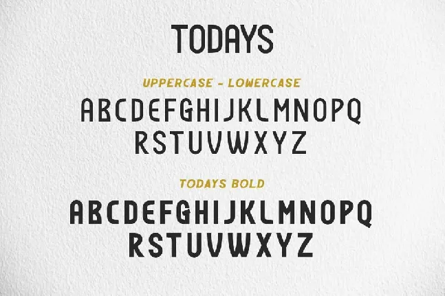 Todays font